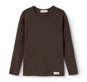 MarMar Copenhagen Langarmshirt – Plain Tee LS | Dark Roast