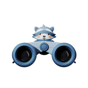 The Zoofamily Fernglas Zoo eyes Racoon blau