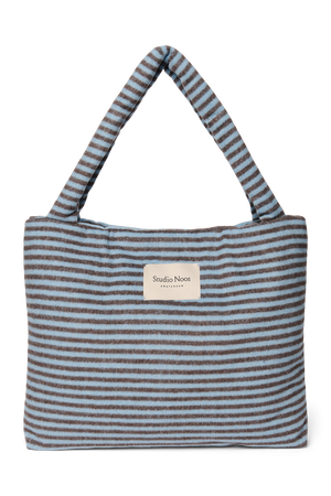 Studio Noos Wickeltasche "Mom Bag" | Wool Light Blue Brown