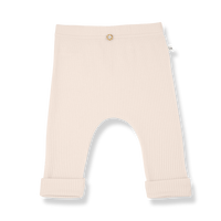 1+ in the family Leggings Marcel Blossom für Babys in zartem Rosaton