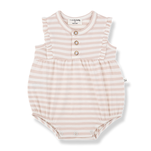 1+ in the family Romper Cinnia Blossom aus Baumwoll-Modal-Mix für Babys