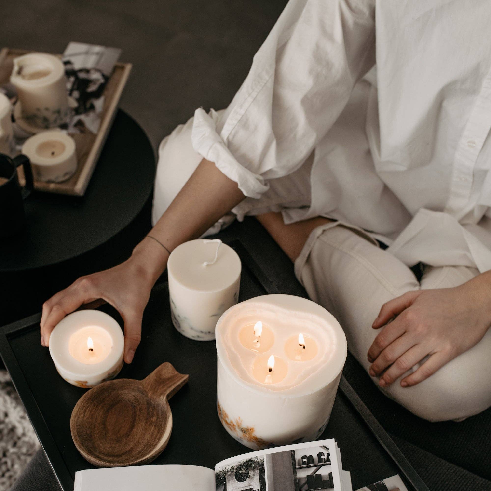 the Munio Mini Sojawachs Duftkerze -  Wildflowers