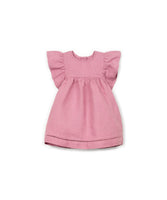 Play Up Linen Dress Sculpture Kinderkleid aus Leinen mit Rüschedetails, leicht, luftig & bequem