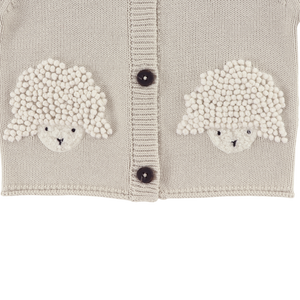 Donsje Dieck Cardigan | Lammies | White Sand