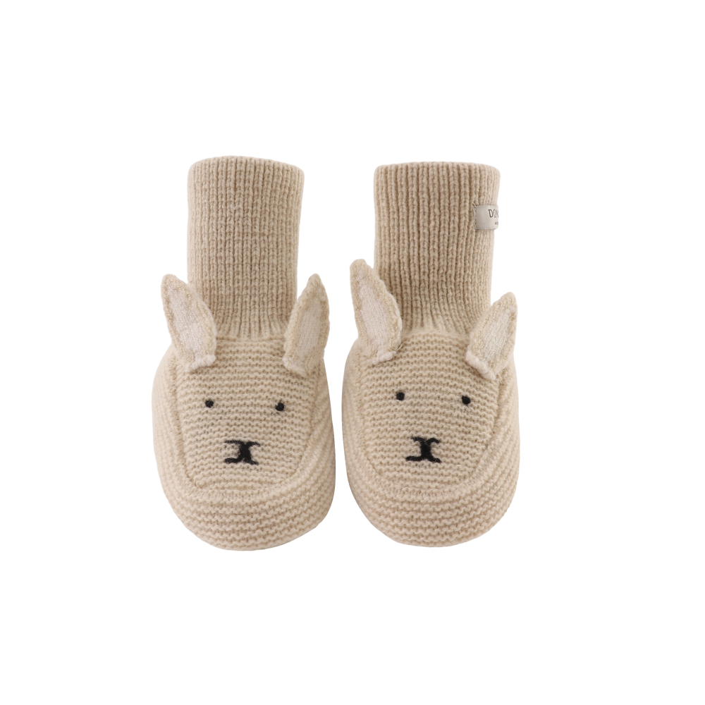 Donsje Maicer Merino Wool Booties | Bunny | Soft Sand