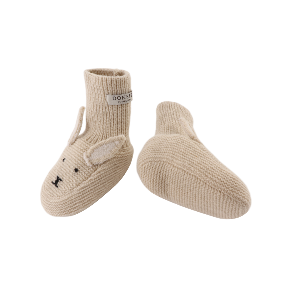 Donsje Maicer Merino Wool Booties | Bunny | Soft Sand