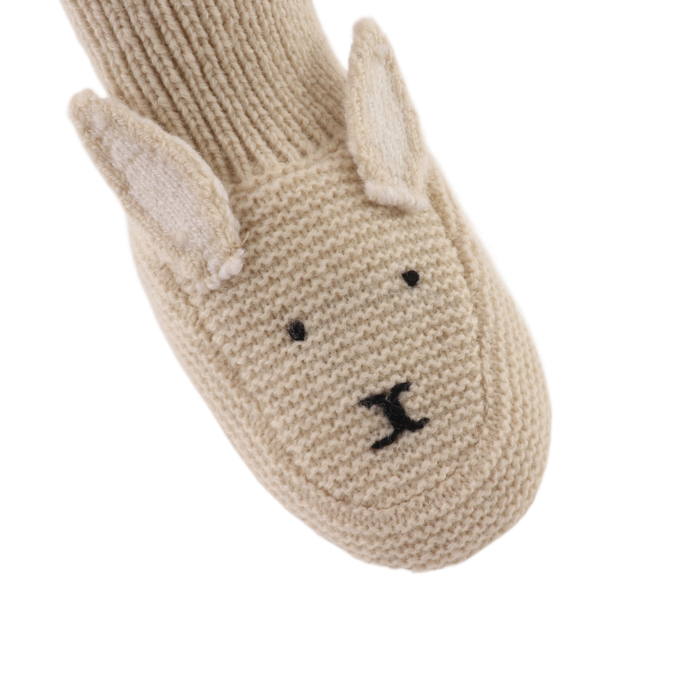 Donsje Maicer Merino Wool Booties | Bunny | Soft Sand
