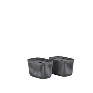 Zone Denmark Aufbewahrungsbox 2-er Set Black S