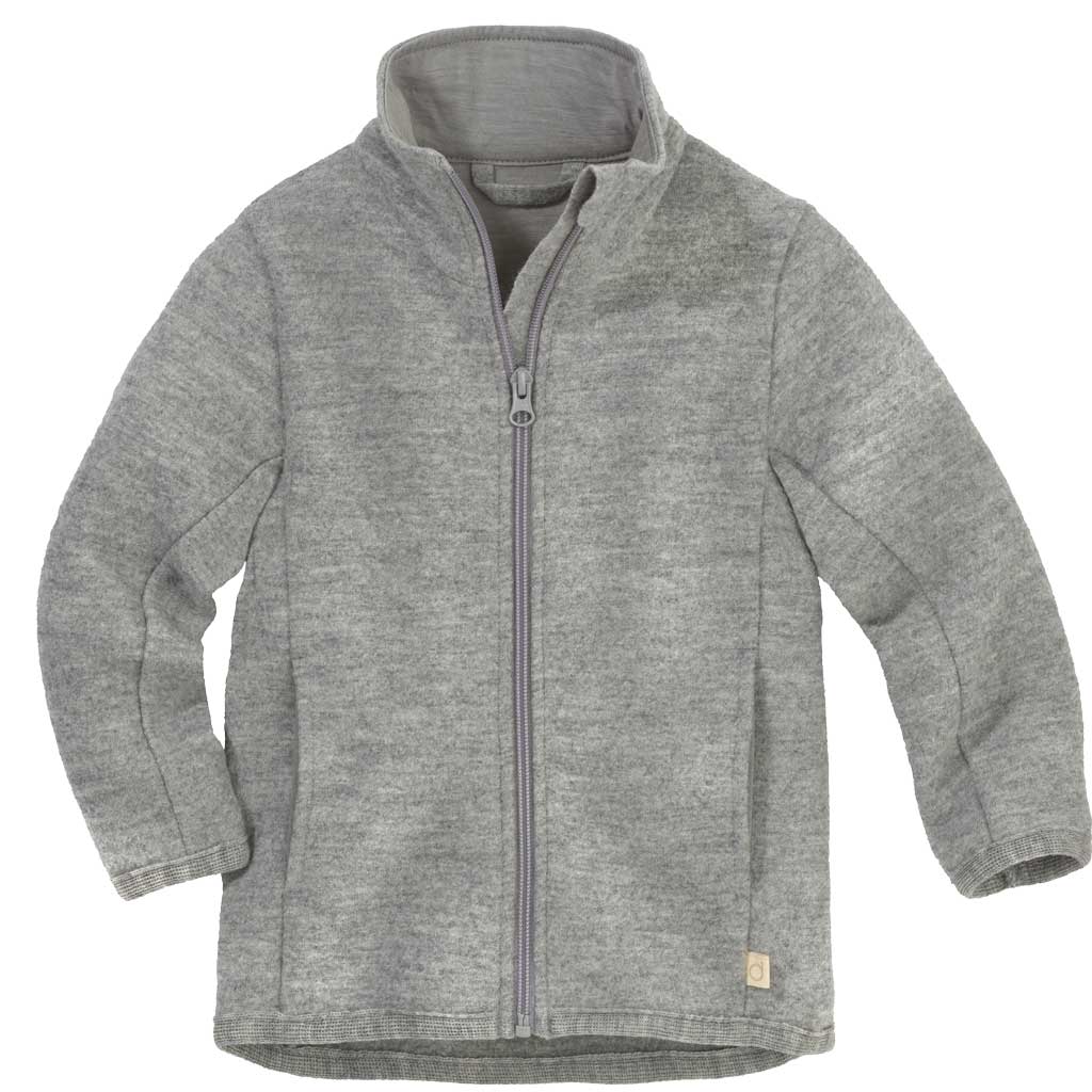 Disana Zipper-Jacke Grau