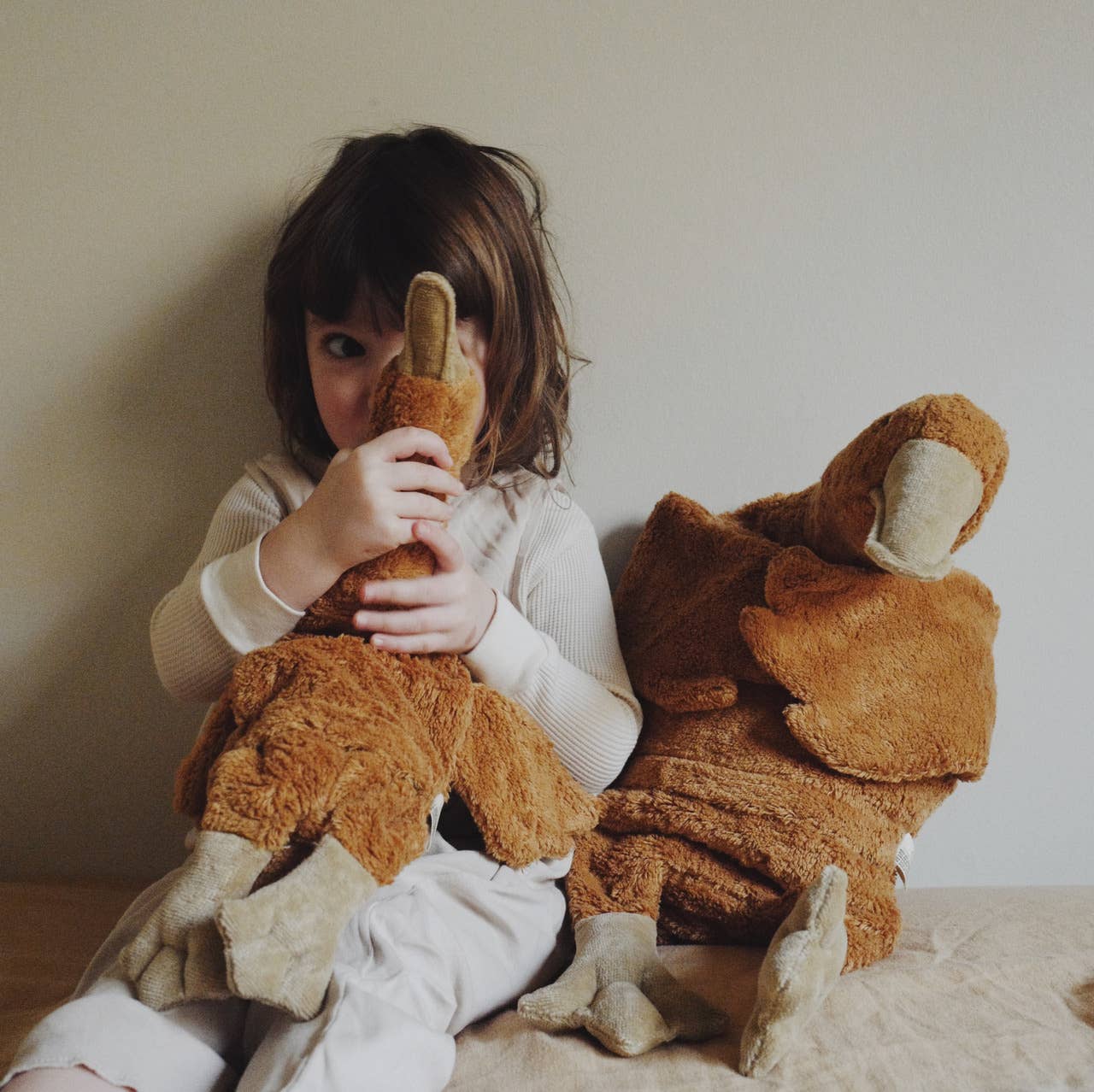 Senger Kuscheltier/Wärmekissen Gans klein | Rust