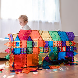 Connetix Blocs magnétiques « Rainbow Mega Pack » 212 pièces