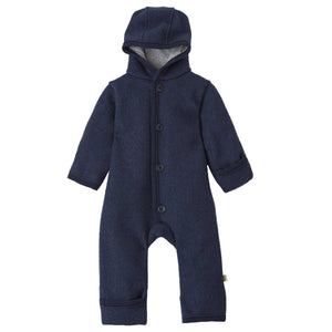 Disana Boiled Wool Jumpsuit | Indigo