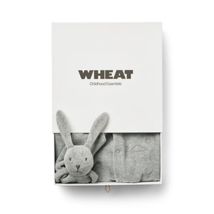 Wheat Geschenkset Robin Baby in Melange Grey – Detailansicht 3