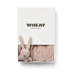 Wheat Geschenkset Robin Baby in Melange Rose – Detailansicht 2