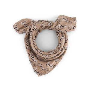 Rose in April Drap en mousseline de coton 70x70cm | Lion