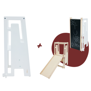 Tuki® Entdeckerset – Lernturm + Rutsche mit Maltafel