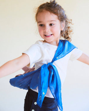 Sarah’s Silks Seidentuch | Sternennacht Blau