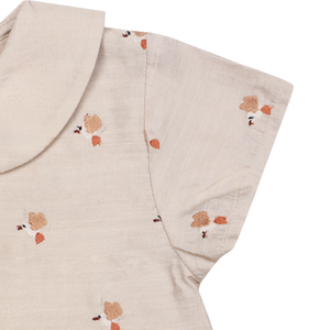 Donsje Bluse "Nesa Hummingbird" Soft Taupe