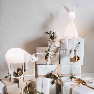 Lampe veilleuse Rose in April "Joseph" Lapin