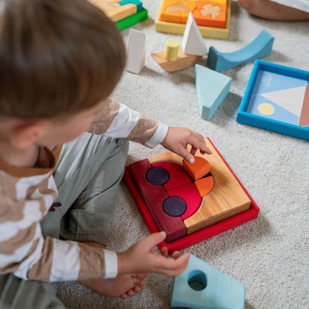 Grimm's Bauspiel Auto | Rot