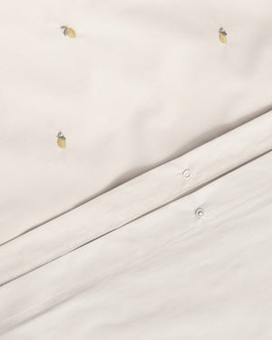 Garbo & Friends Bettwäsche Set Junior 100 x 140 cm Lemon Embroidery
