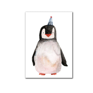 Halfbird Postcard "Penguin"