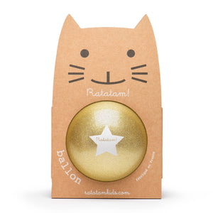 Großer goldener Glitzerball 22 cm, funkelnder goldener Spielball für Kinder zum Werfen und Spielen