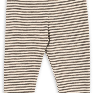 Engel Baby-Leggings, Merino in Walnuss Melange/Natur