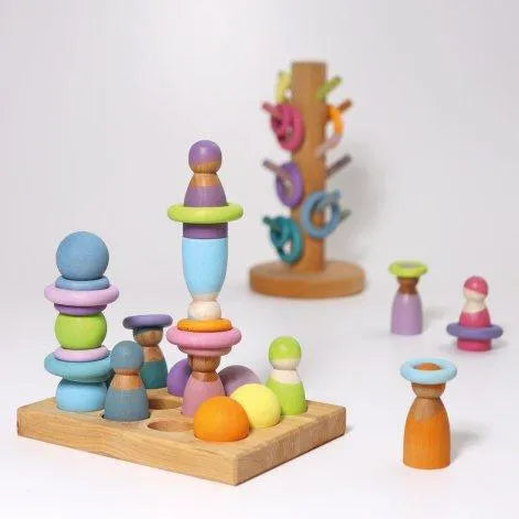 GRIMM’S Holzkugeln – 12 Pastellkugeln