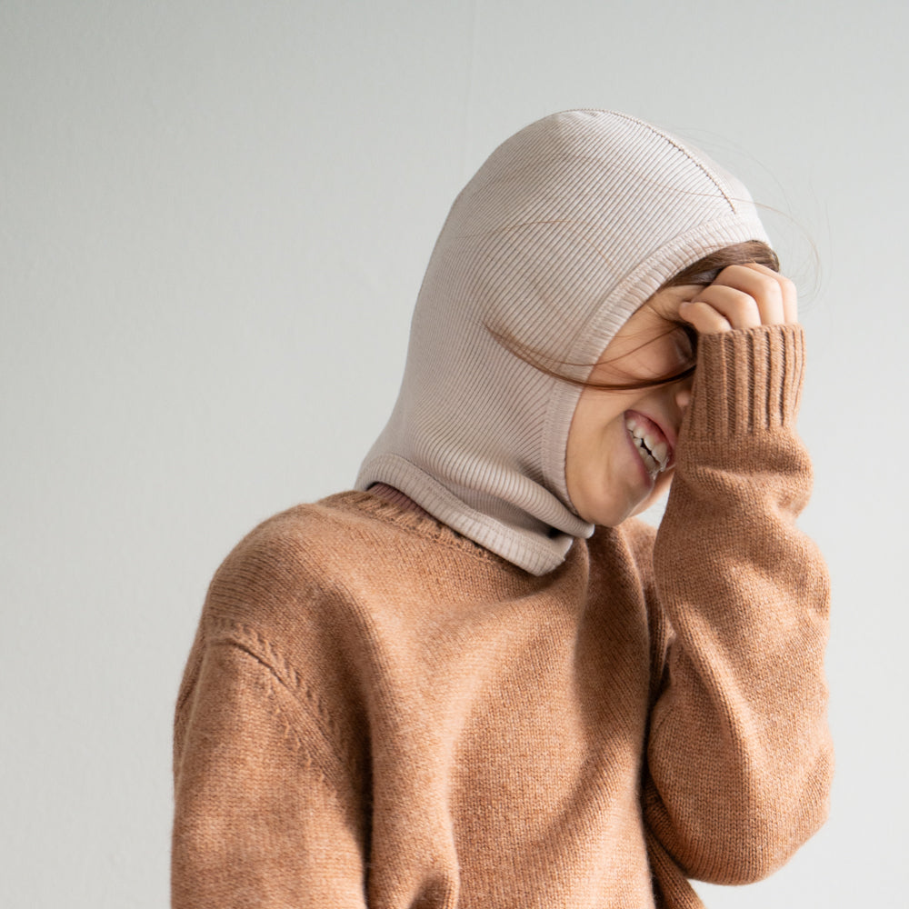 minimalisma Sturmhaube Merino "Alephant"| Beige