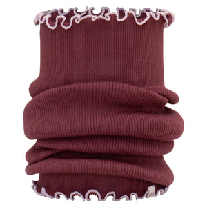 Minimalisma Loop-Schal Merino "Aha" in Bordeaux/Peony