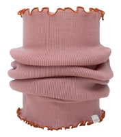 „minimalisma Loop-Schal ‚Aha‘ in Rose Kinder-Schlauchschal aus 100 % Merinowolle, weich und nahtlos gestrickt