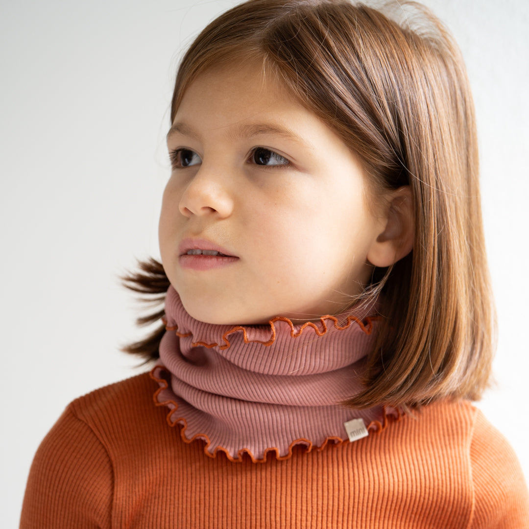 minimalisma Loop-Schal Merinowolle "Aha" | Rose