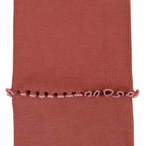 minimalisma Écharpe tubulaire en laine mérinos "Aha" Autumn Blush Cloudberry