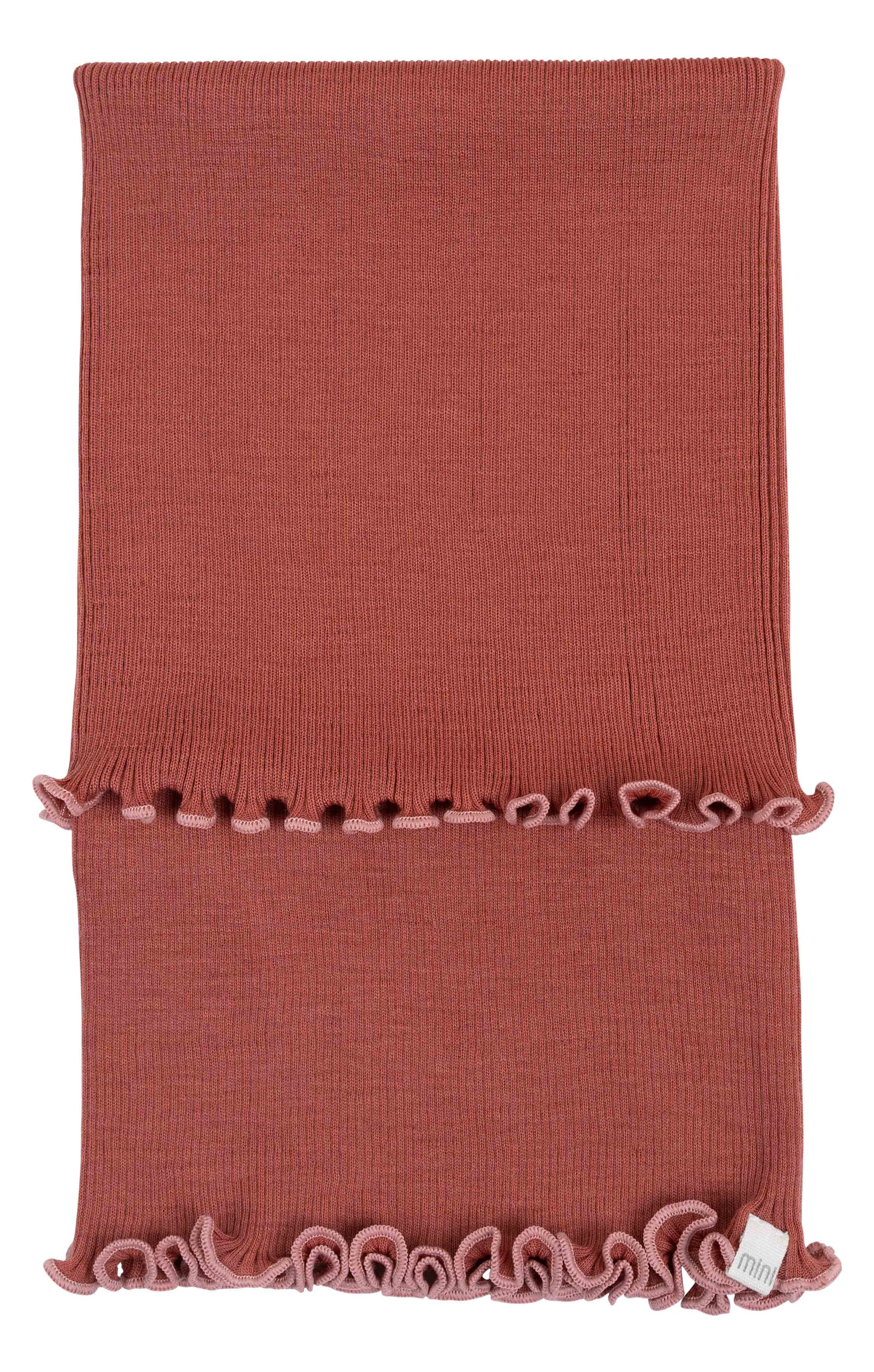 minimalisma Loop-Schal Merinowolle "Aha" Autumn Blush Cloudberry