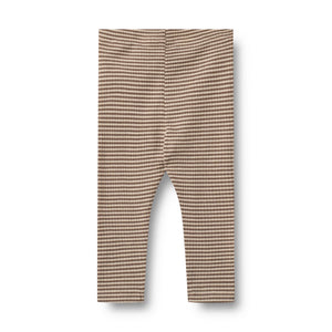 Wheat Woll-Leggings Agi in Wood Stripe – Detailansicht 2