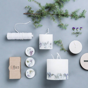 the Munio Mini Sojawachs Duftwachs Scheiben -Juniper & Limonium
