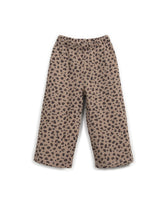 trickhose mit weitem Schnitt, elastischem Bund und Animal-Print, hergestellt in Portugal