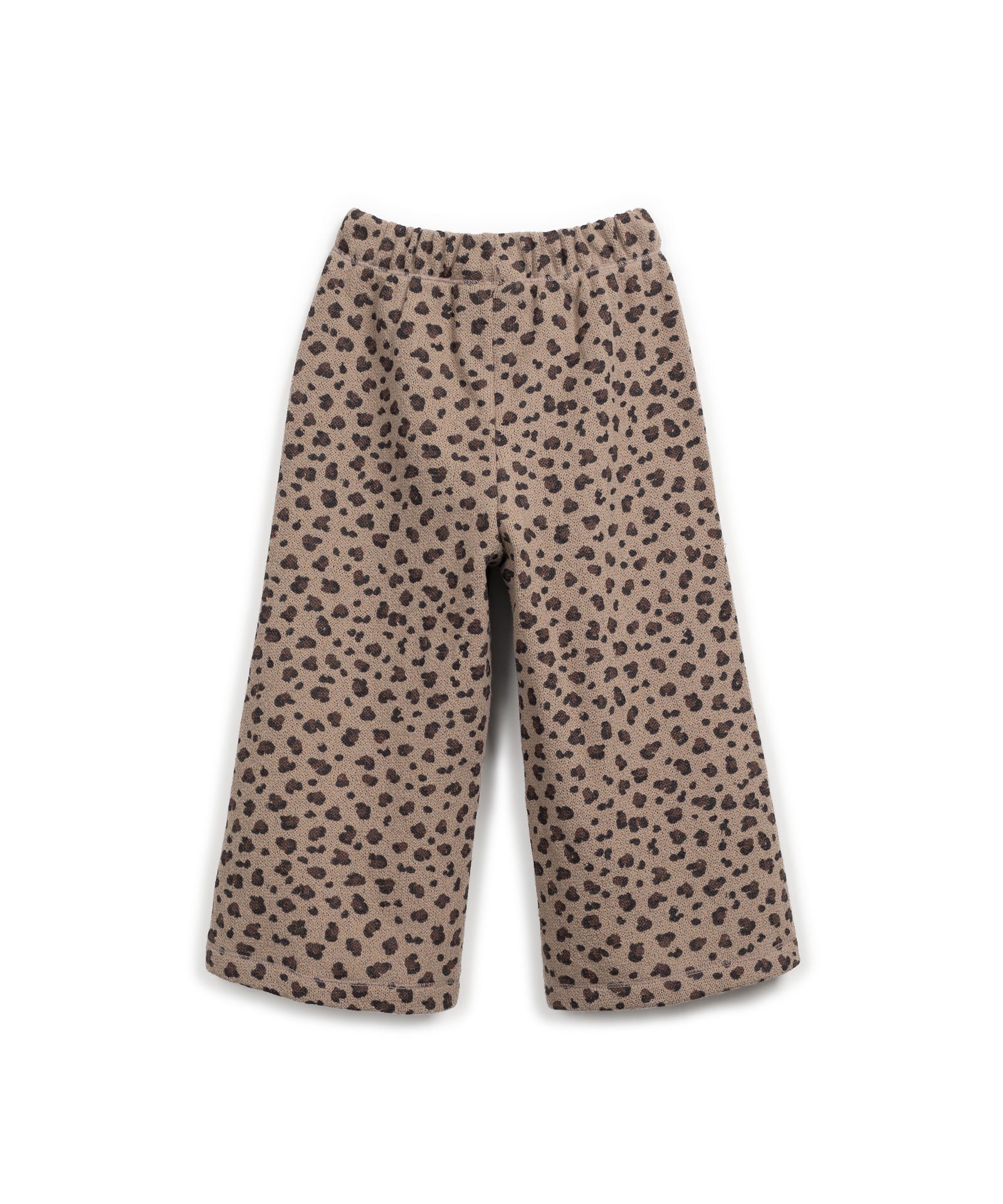 trickhose in  mit weitem Schnitt, elastischem Bund und Animal-Print, hergestellt in Portugal