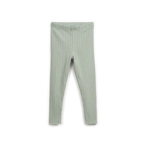 Leggings mit elastischem Bund und geripptem Muster.