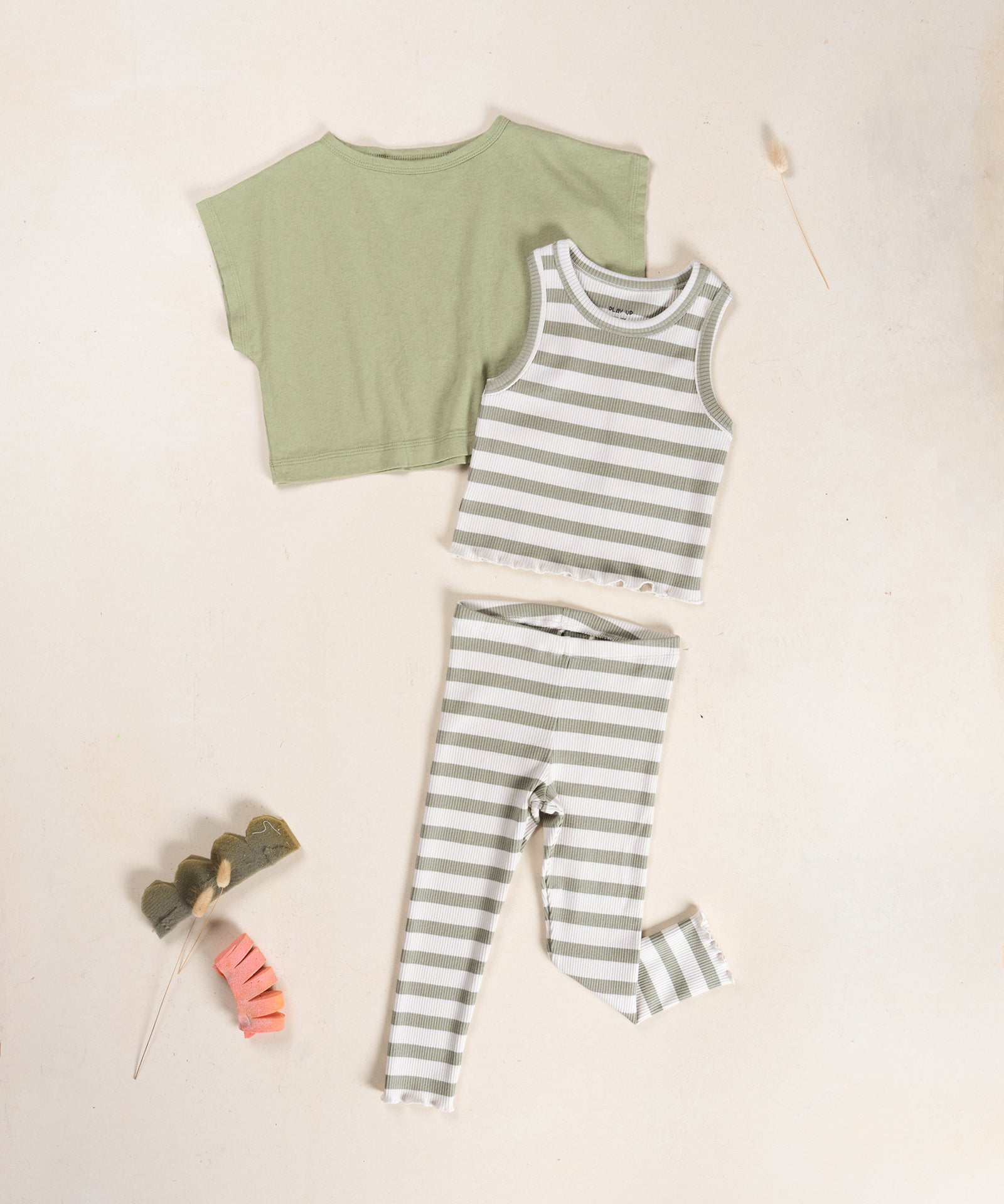 Play Up Striped Rib Top | Texture