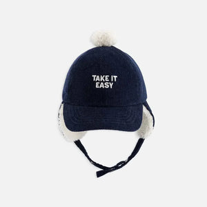 Chamaye Earflap Hat "Take it Easy" | Blaumarine