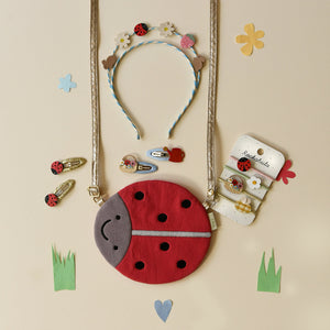 Barrettes Rockahula « Lily la coccinelle »