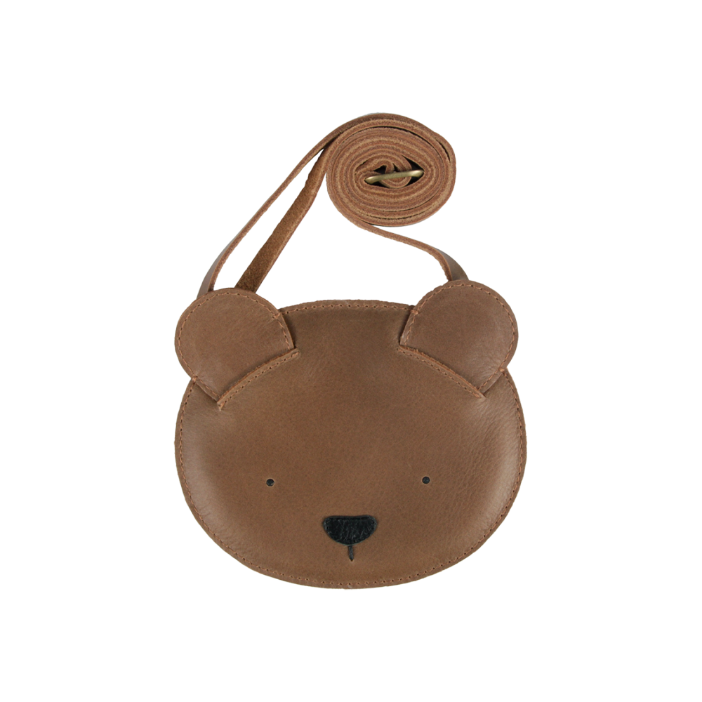 Donsje Umhängetasche "Britta" | Bear | Cognac Classic Leather