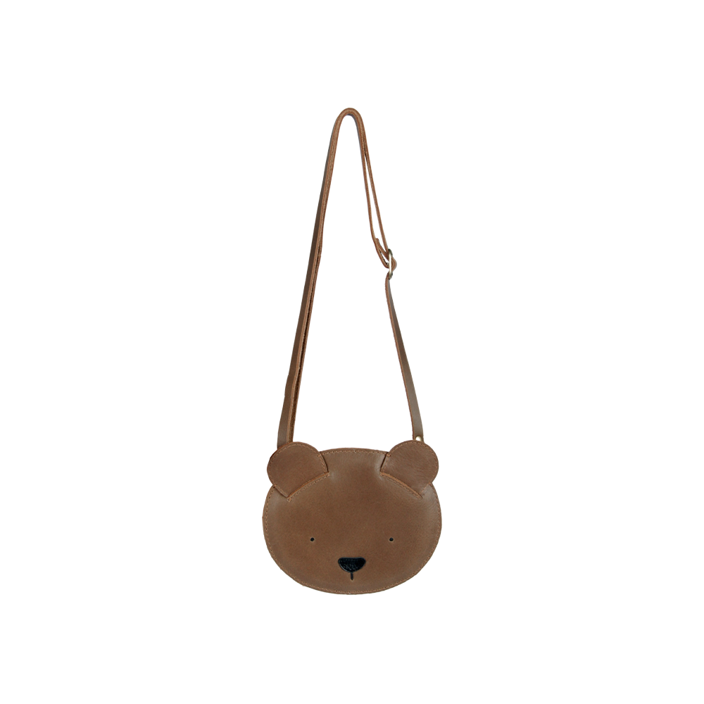 Donsje Umhängetasche "Britta" | Bear | Cognac Classic Leather