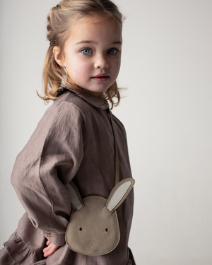 Donsje Umhängetasche "Britta" | Bunny | Taupe Nubuck
