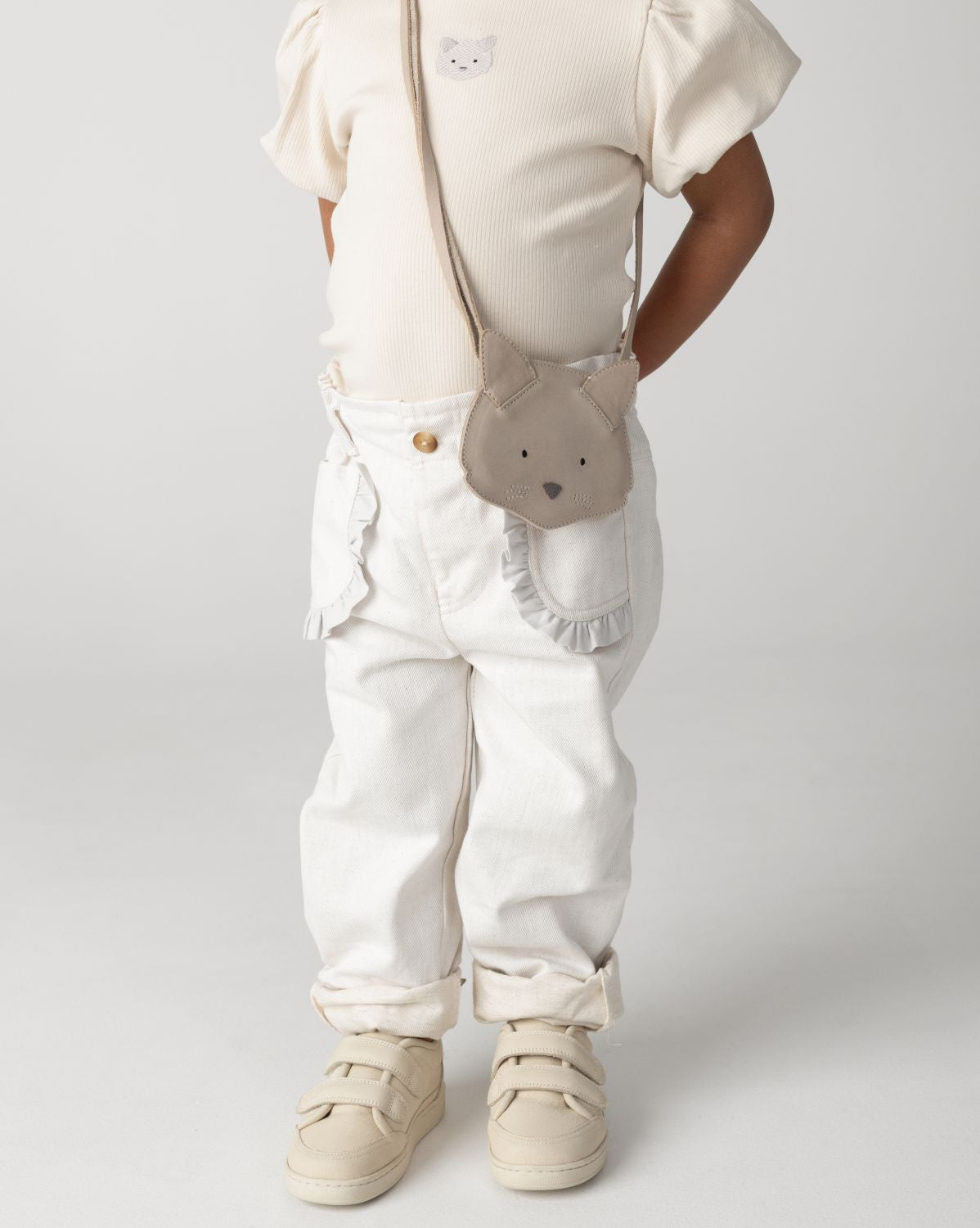 Donsje Umhängetasche "Britta" | Cat | Lilac Nubuck