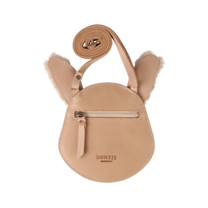 Donsje Umhängetasche "Britta" | Fluffy Bunny | Light Rust Leather