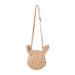 Donsje Umhängetasche "Britta" | Fluffy Bunny | Light Rust Leather