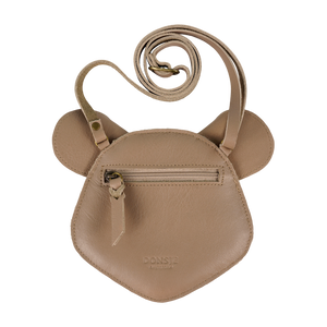 Donsje Umhängetasche "Britta" | Mouse | Praline Leather